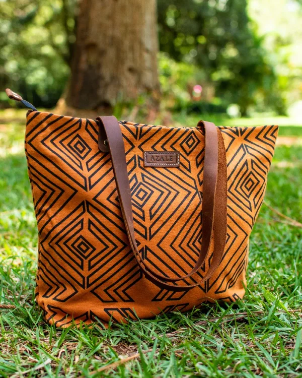 Brown Nsukka Tote Bag