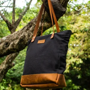 Black and Brown Jabali Travel Bag