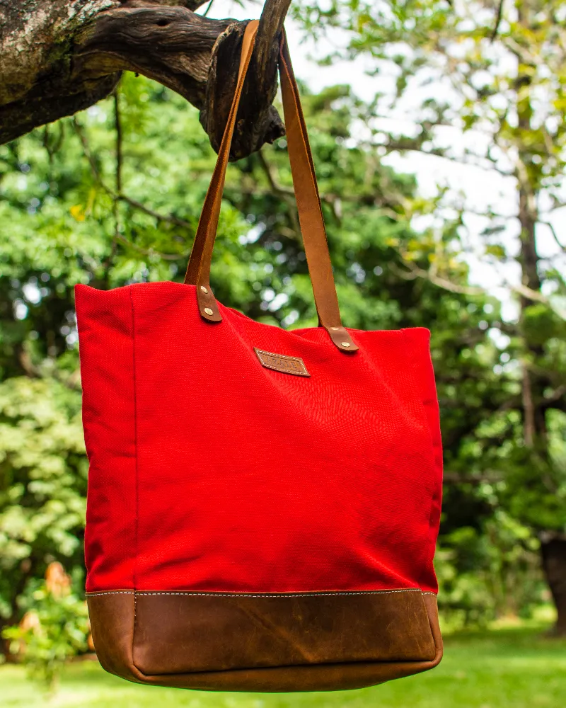 Brown and red Jabali office classic