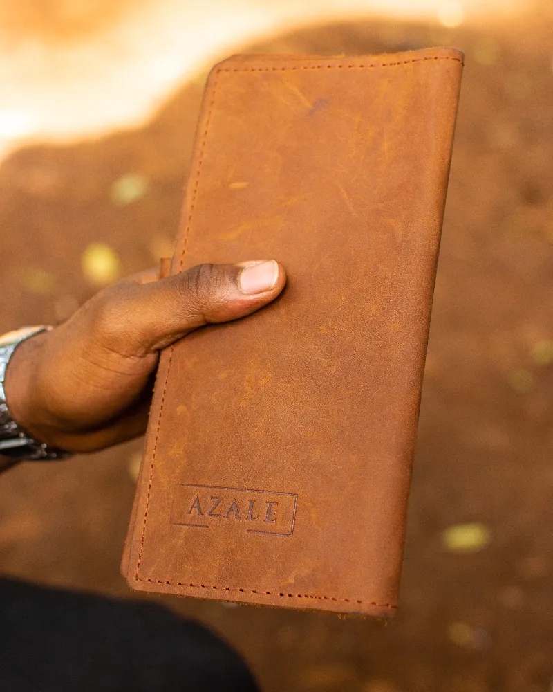 Azale chequebook holder - Back side