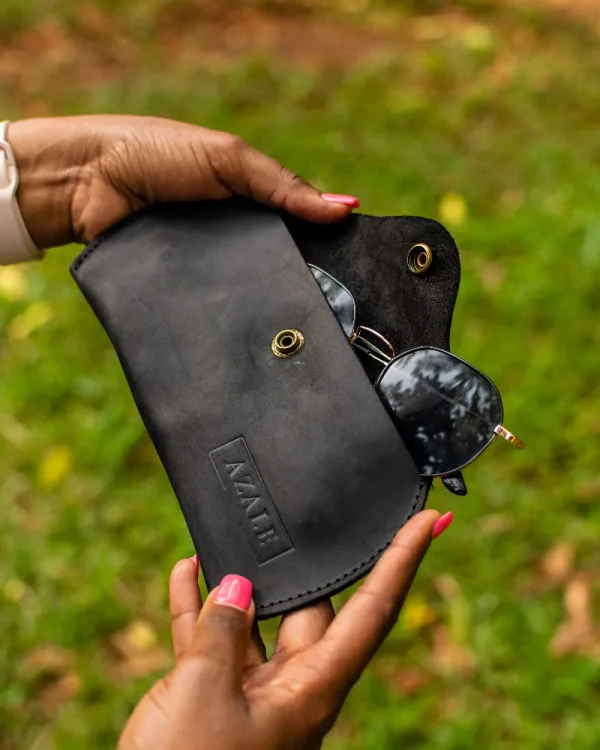 Leather Sunglass case by Azale