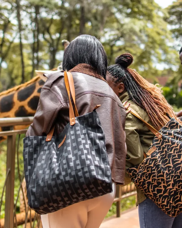 Lela tote and shani tote
