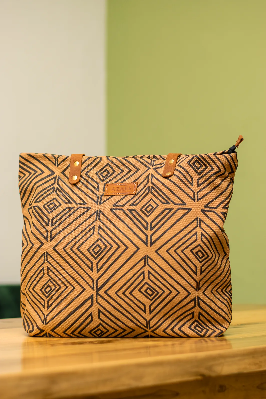 Tan nsukka tote bag