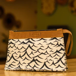Lela print Tan Ihithe pouch